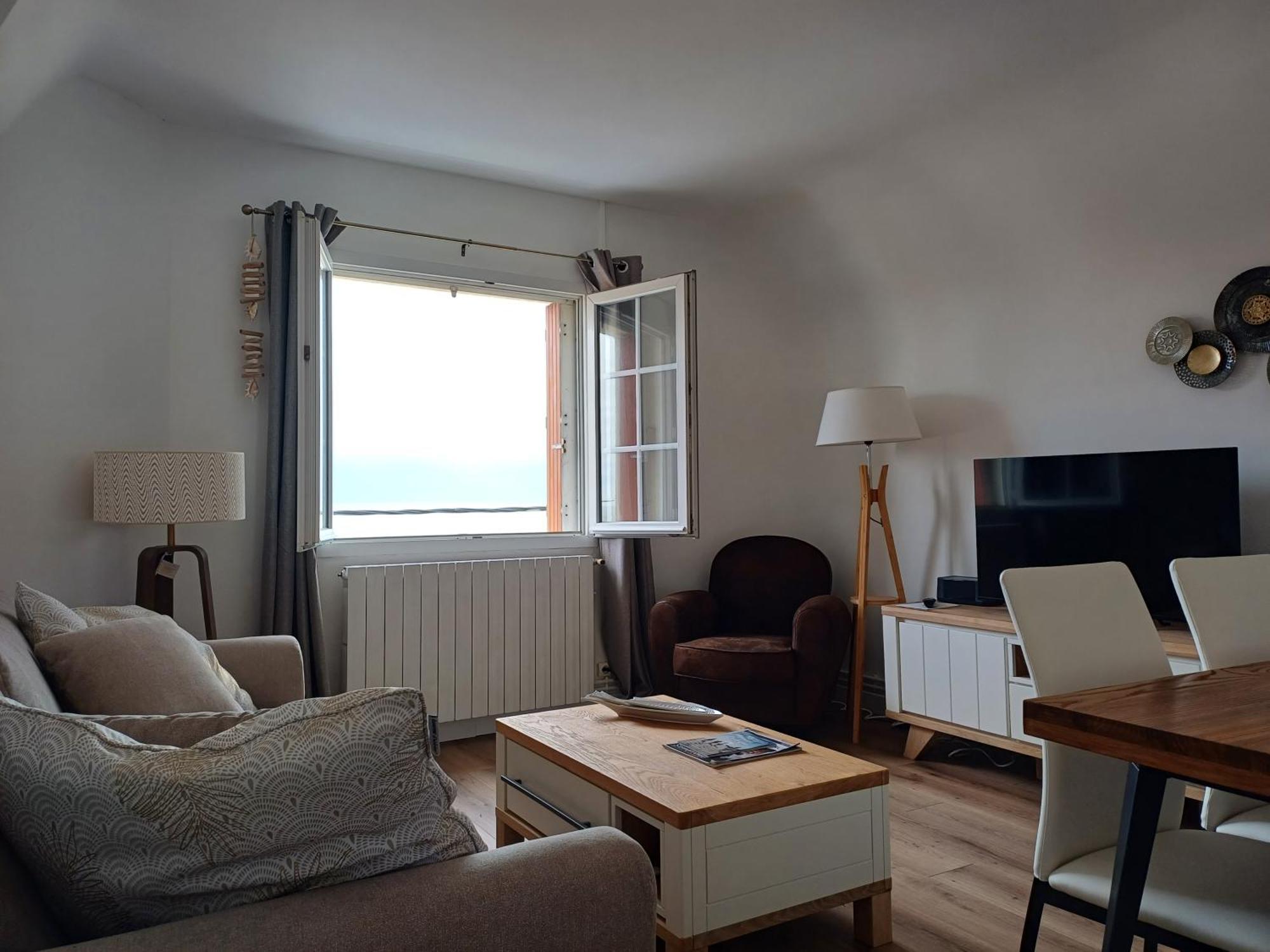 Au Gre Des Marees 2 Appartement Face A La Mer 2Eme Etage Ault Ngoại thất bức ảnh