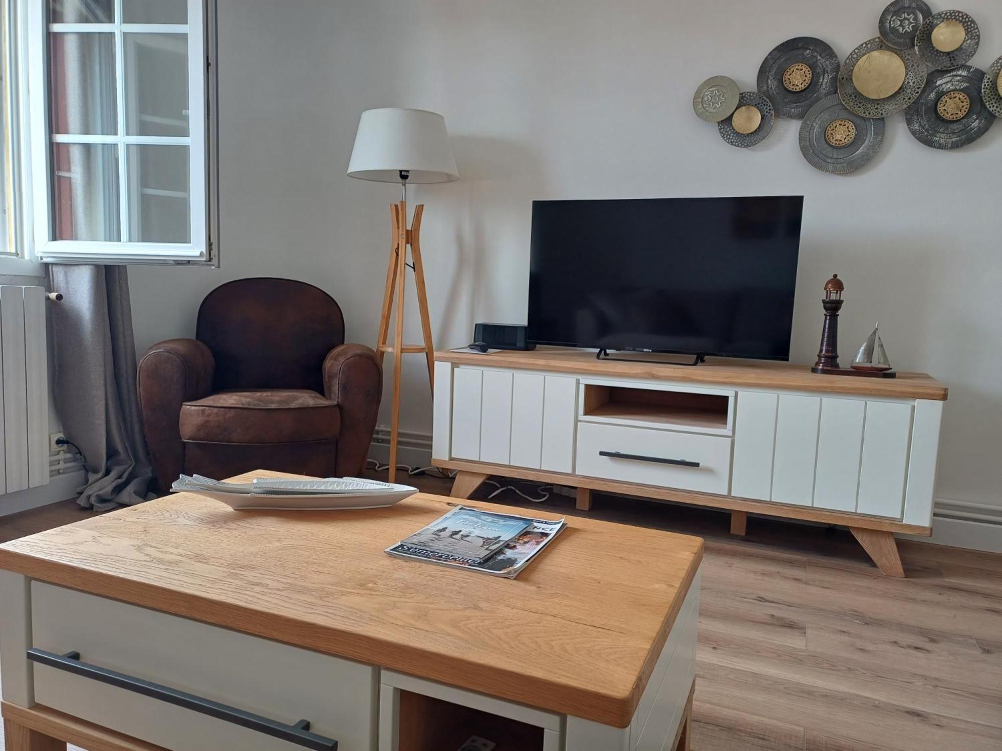 Au Gre Des Marees 2 Appartement Face A La Mer 2Eme Etage Ault Ngoại thất bức ảnh