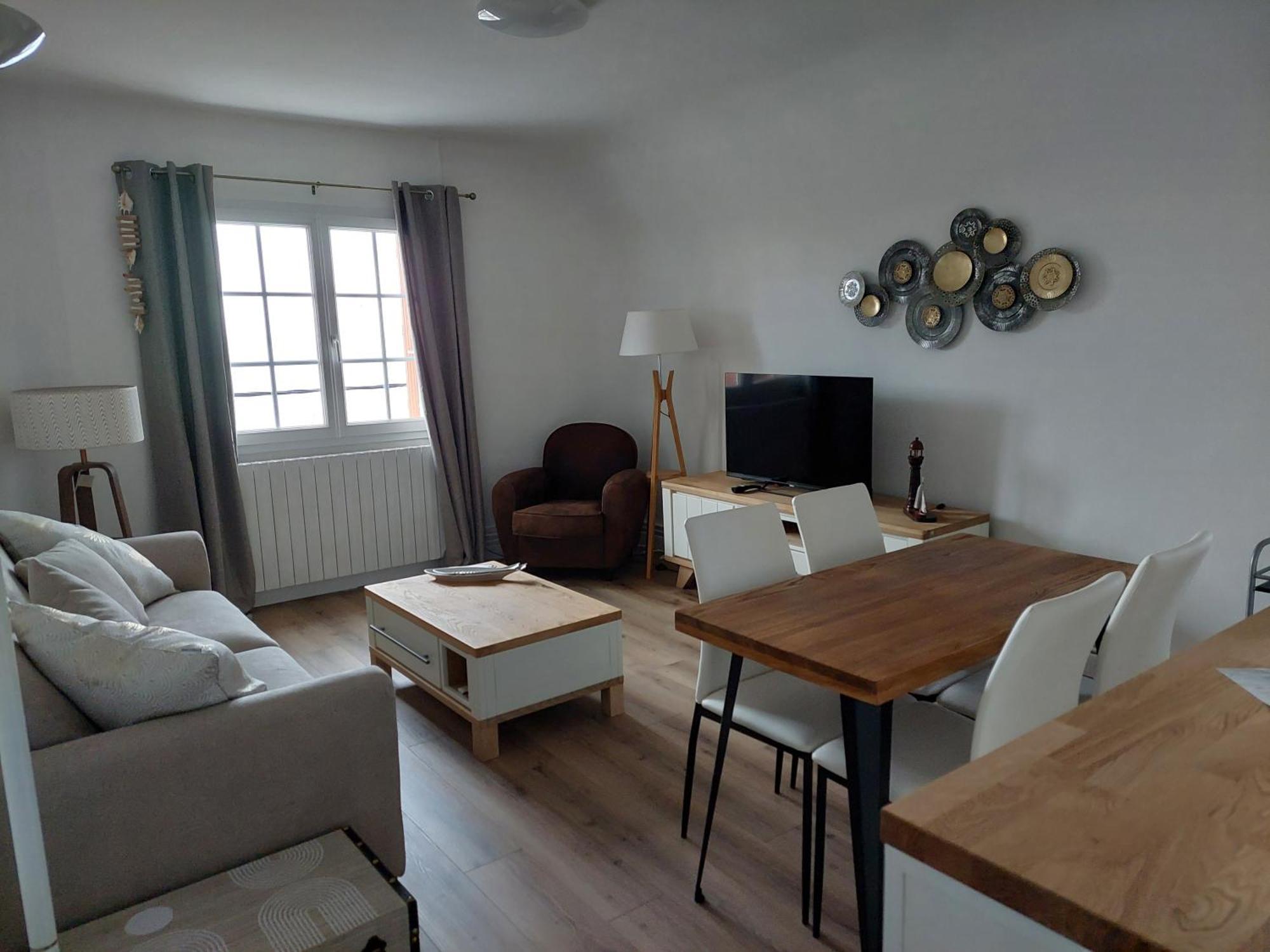 Au Gre Des Marees 2 Appartement Face A La Mer 2Eme Etage Ault Ngoại thất bức ảnh